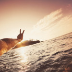Surfing in Hawaii