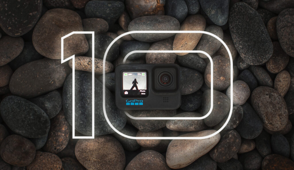 HERO10 on rocks